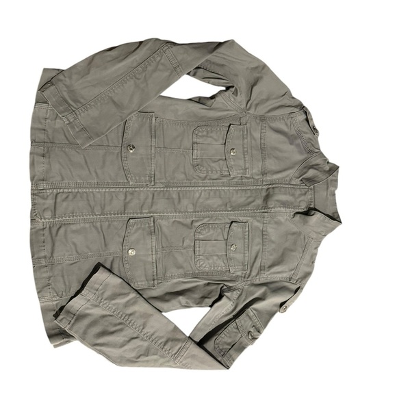 Kensie Gray Military Field Jacket Lightweight Design - Picture 1 of 3